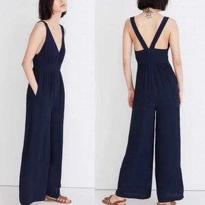 Madewell Navy Jumpsuit